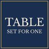 Table Set for One - Home